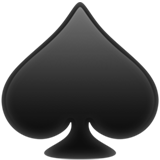 黑桃纸牌emoji素材一 160x160像素