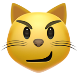 苦笑的猫emoji素材一 160x160像素
