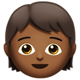 儿童:中黑肤色emoji素材一 160x160像素