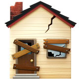 废弃房屋emoji素材一 160x160像素