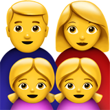 家庭:男人,女人,女孩,女孩emoji素材一 160x160像素