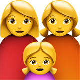 家庭:女人,女人,女孩emoji素材一 160x160像素