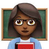 女老师:中黑肤色emoji素材一 160x160像素