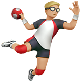 玩手球的男人:中浅肤色emoji素材一 160x160像素