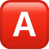 按钮(血型)emoji素材一 160x160像素