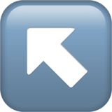 左上箭头emoji素材一 160x160像素