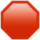 停车标志emoji素材一 160x160像素