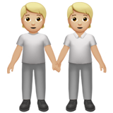 手牵手:中浅肤色emoji素材一 160x160像素