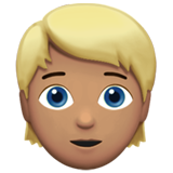 人物:中等肤色,金发emoji素材一 160x160像素
