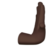 向右推: 较深肤色emoji素材一 160x160像素