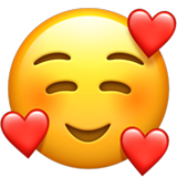 心满意足的笑脸emoji素材一 160x160像素