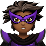 超级坏蛋:中黑肤色emoji素材一 160x160像素