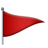 三角旗emoji素材一 160x160像素