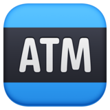 ATM标志emoji素材一 160x160像素