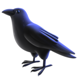 黑鸟emoji素材一 160x160像素