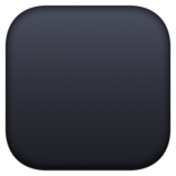 黑色大方形emoji素材一 160x160像素