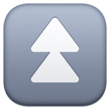 快速向上按钮emoji素材一 160x160像素