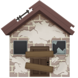废弃房屋emoji素材一 160x160像素