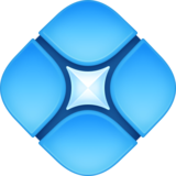 带点的菱形emoji素材一 160x160像素