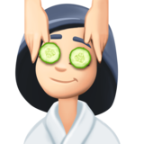 按摩者:浅肤色emoji素材一 160x160像素