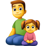 家庭:男人,女孩emoji素材一 160x160像素
