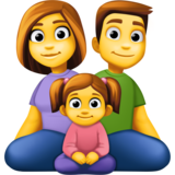 家庭:男人,女人,女孩emoji素材一 160x160像素