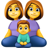 家庭:女人,女人,男孩emoji素材一 160x160像素