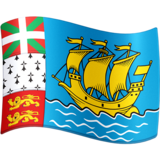 旗帜:圣皮埃尔和密克隆emoji素材一 160x160像素