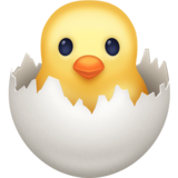 孵化的小鸡emoji素材一 160x160像素