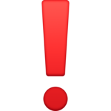 感叹号emoji素材一 160x160像素