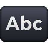 输入拉丁字母emoji素材一 160x160像素