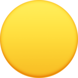 黄色圆圈emoji素材一 160x160像素