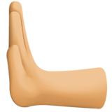 向左推: 中等肤色emoji素材一 160x160像素