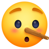 长鼻子的脸emoji素材一 160x160像素