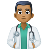 男保健员:中黑肤色emoji素材一 160x160像素