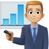 男职员:中浅肤色emoji素材一 160x160像素