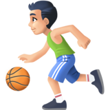 打球的男人:浅肤色emoji素材一 160x160像素