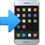 带箭头的手机emoji素材一 160x160像素