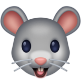 老鼠的脸emoji素材一 160x160像素