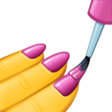 涂指甲油的手emoji素材一 160x160像素