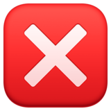 十字标记按钮emoji素材一 160x160像素