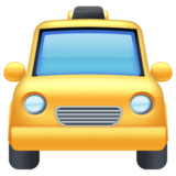迎面而来的出租车emoji素材一 160x160像素