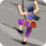 正在攀爬的人:浅肤色emoji素材一 160x160像素