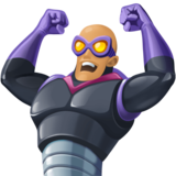 超级坏蛋:中等肤色emoji素材一 160x160像素