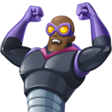 超级坏蛋:黑肤色emoji素材一 160x160像素