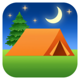 帐篷emoji素材一 160x160像素