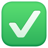 复选标记按钮emoji素材一 160x160像素