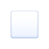 白色中小型方形emoji素材一 160x160像素