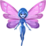 女仙女emoji素材一 160x160像素