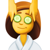 按摩的女人emoji素材一 160x160像素